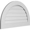 Ekena Millwork Round Top Surface Mount PVC Gable Vent: Functional, w/ 3-1/2"W x 1"P Standard Frame, 36"W x 22"H GVPRT36X2201SF - alternate 5